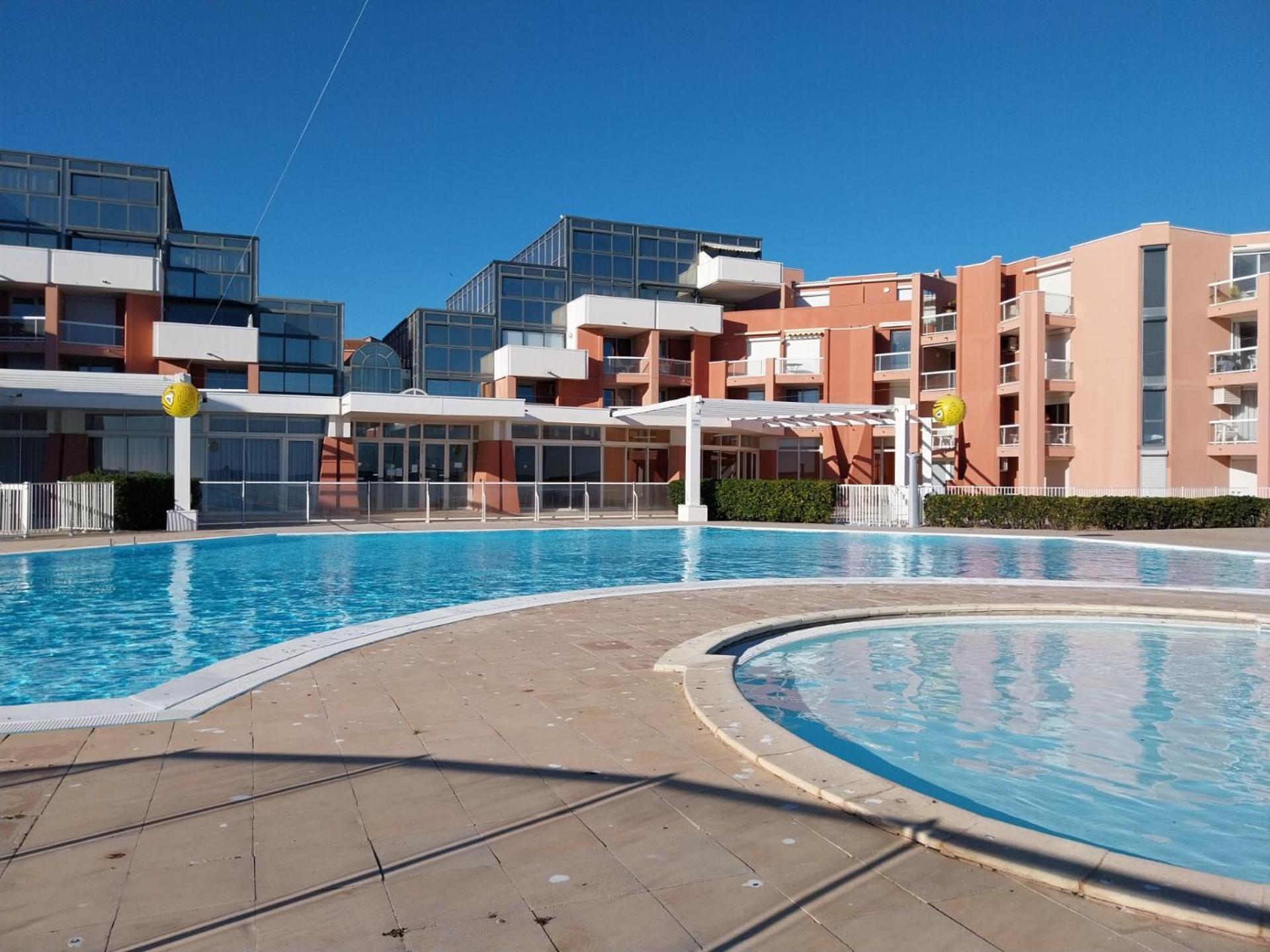 Studio Vue Mer Avec Pkg, Piscine, Tennis, Plage Direct Sete Ngoại thất bức ảnh