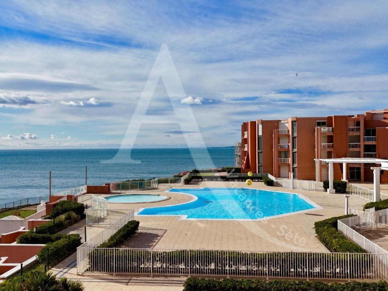 Studio Vue Mer Avec Pkg, Piscine, Tennis, Plage Direct Sete Ngoại thất bức ảnh