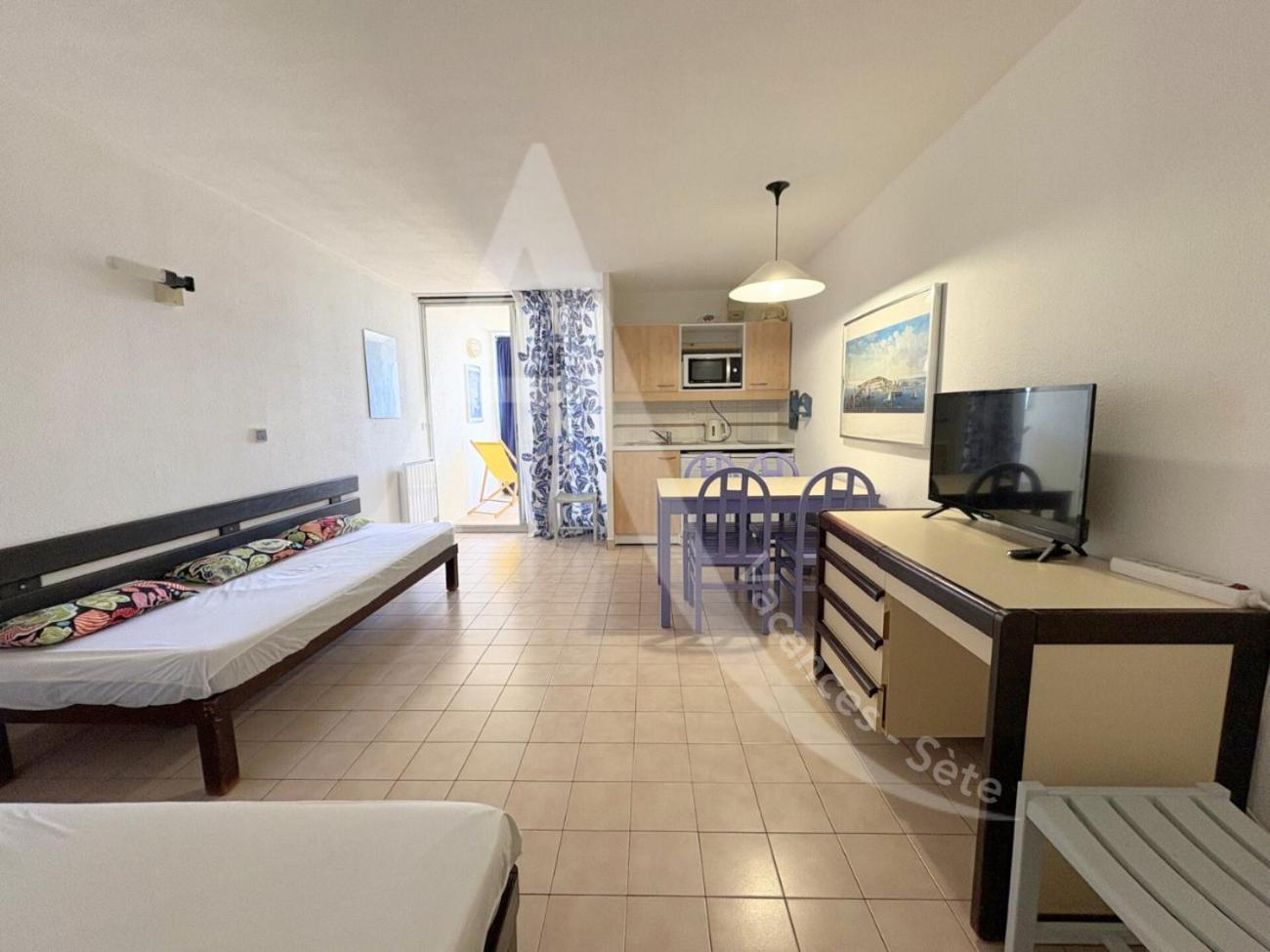 Studio Vue Mer Avec Pkg, Piscine, Tennis, Plage Direct Sete Ngoại thất bức ảnh